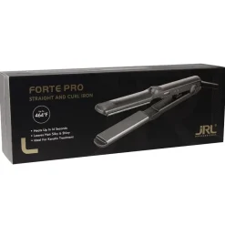 Straight & Curl Iron 9 cm x 3,8 cm-JRL Professional Clearance