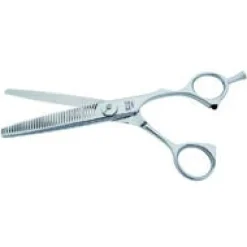 - GREEN-SASA Modellierschere 6,0 offset/unten gezahnt-Kasho Discount