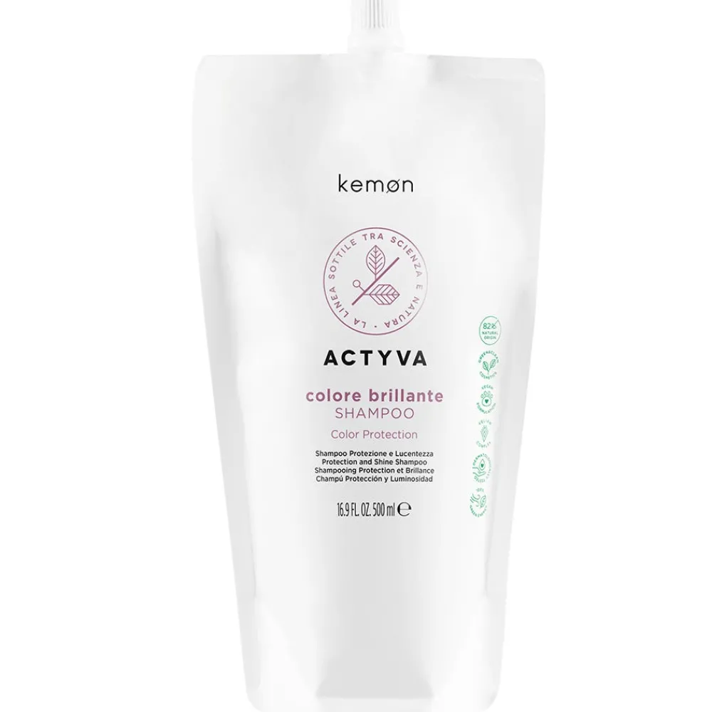 Actyva Color Brilliante Shampoo Pouch Bag 500 ml-kemon Sale
