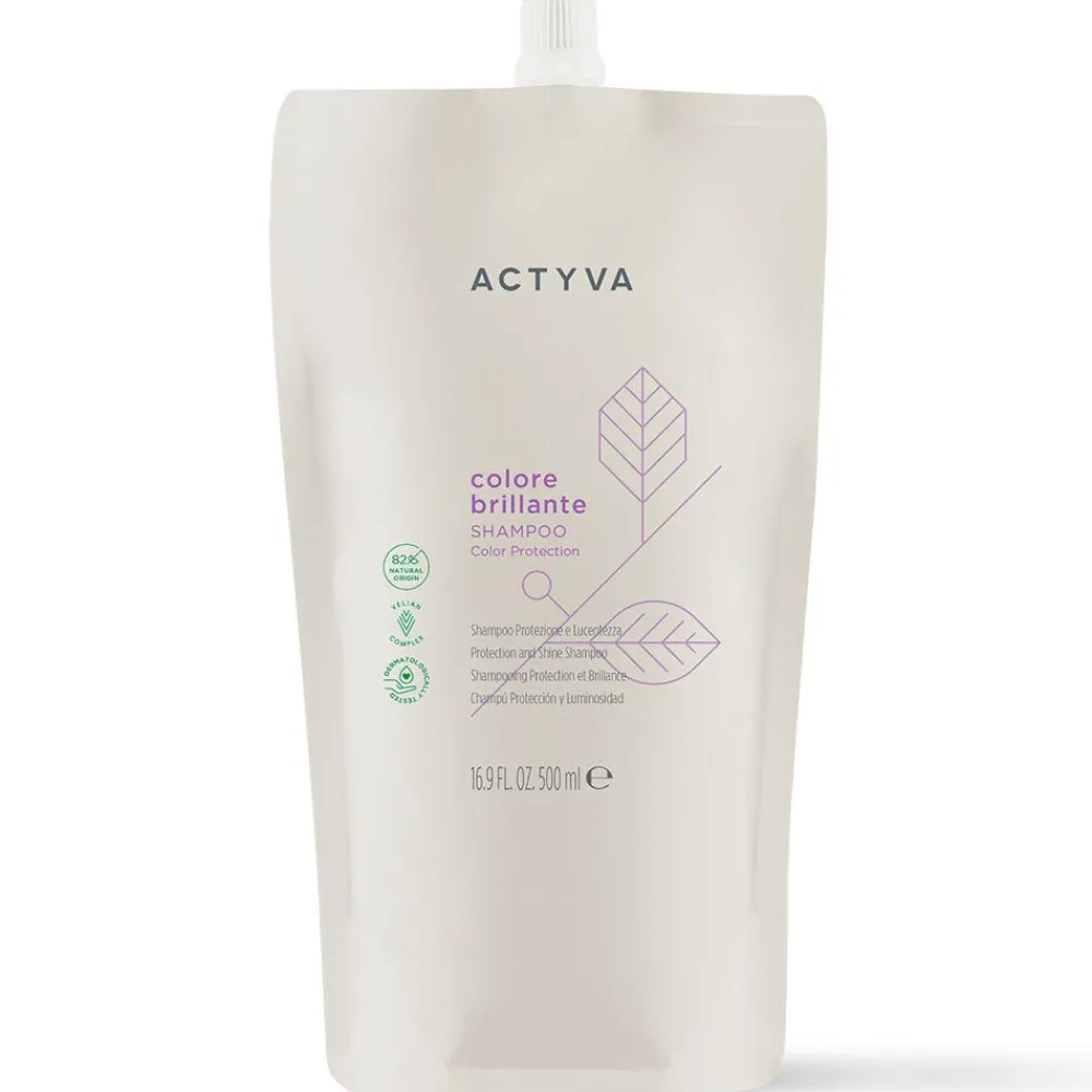 Actyva Colore Brillante Shampoo Pouch Bag 500 ml-kemon Clearance