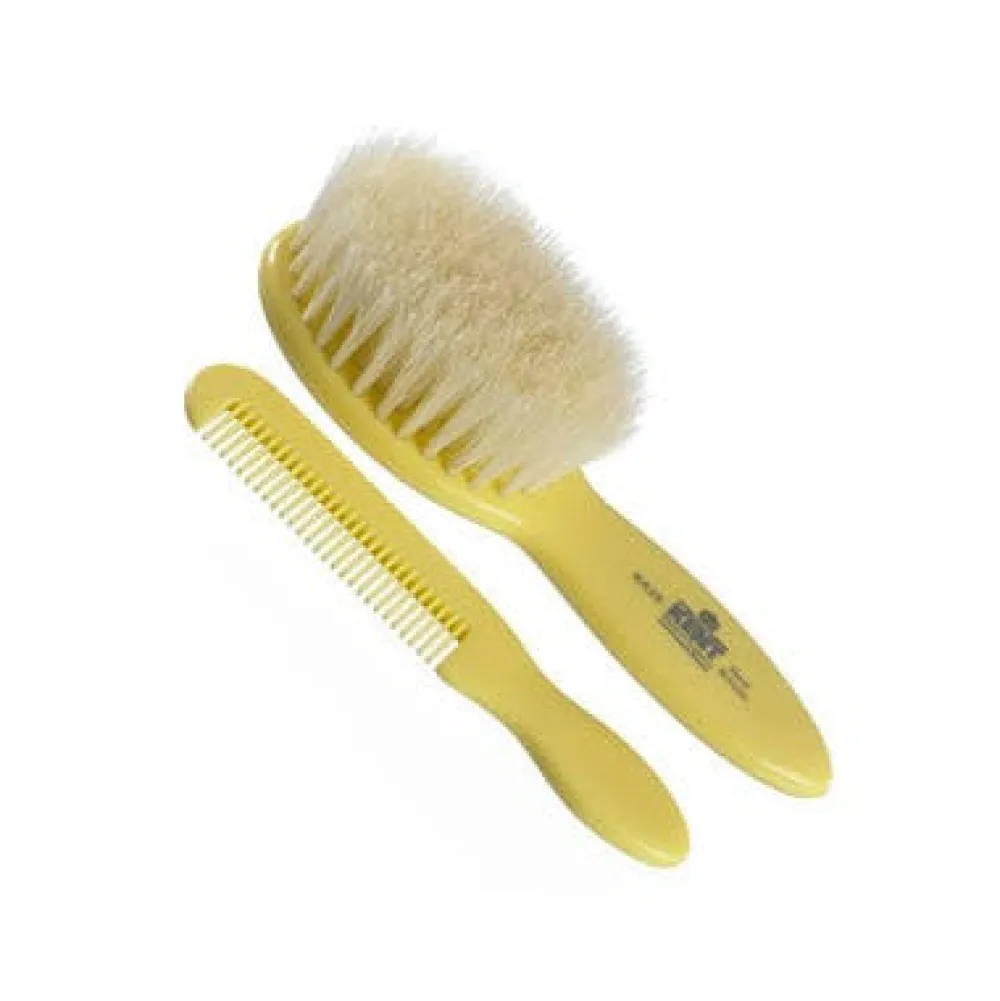 BABY Babybürste + Kamm, 8-reihig BA28-KENT Discount