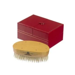 KENT Kämme & Bürsten|Bürste^ovale Luxus Herren-Kardätsche, 11-reihig soft/weich, MHS18S