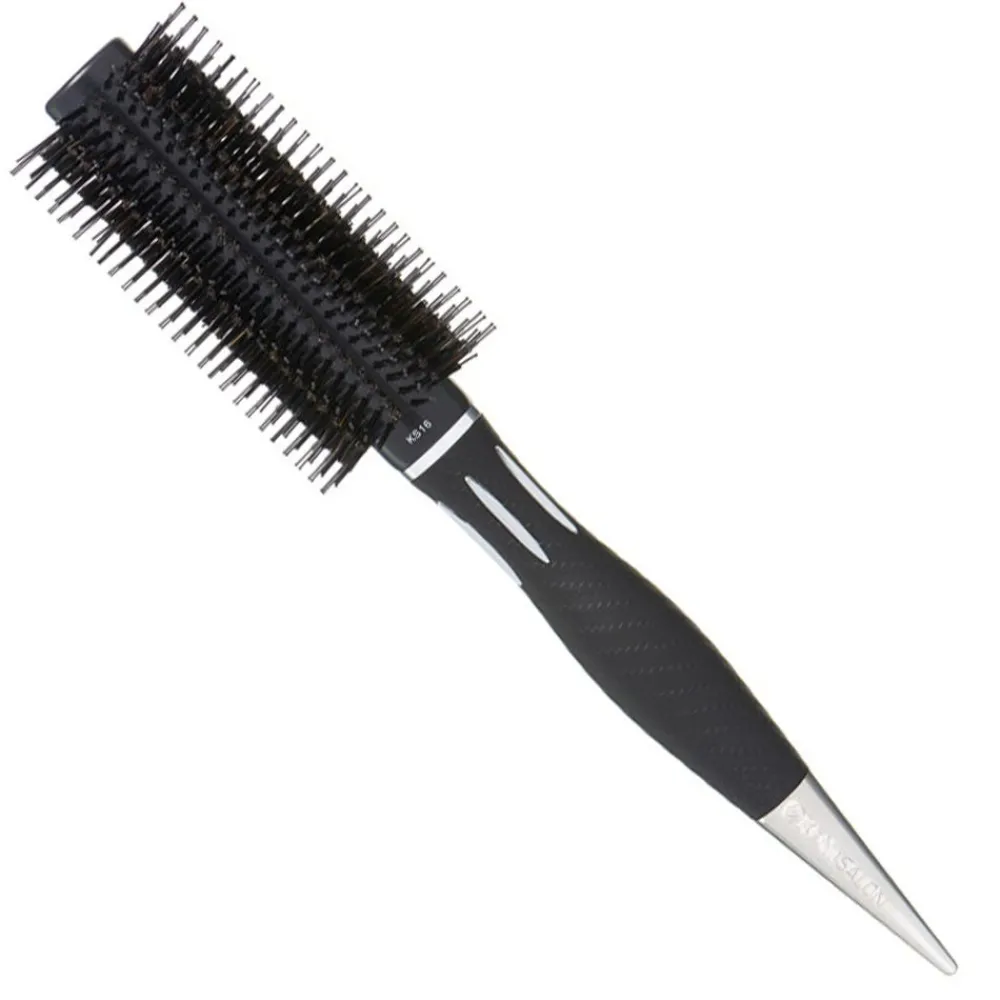 KENT Bürste|Rundbürste Wildschweinborsten Kopf 24 mm/Borsten 54 mm