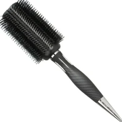 Rundbürste Wildschweinborsten Kopf 70 mm/Borsten 100 mm-KENT Salon New