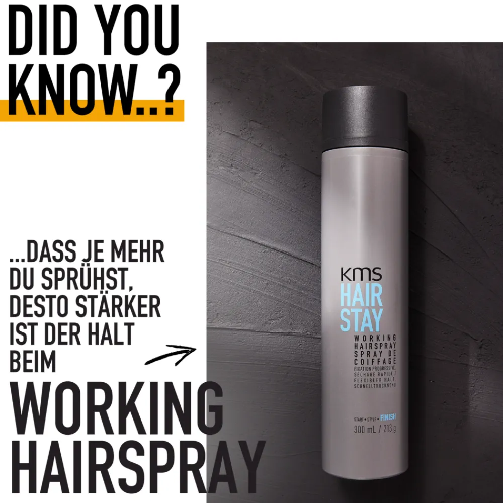 Hairstay Working Spray 300 ml-KMS Hot