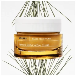 Korres Gesicht|BLACK PINE PRIMUS Glättende Tagescreme mit Anti-Falten Effekt 40 ml