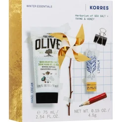 Korres Lippenpflege|Körper^Winter Essentials Hand- und Lippen Pflegeset