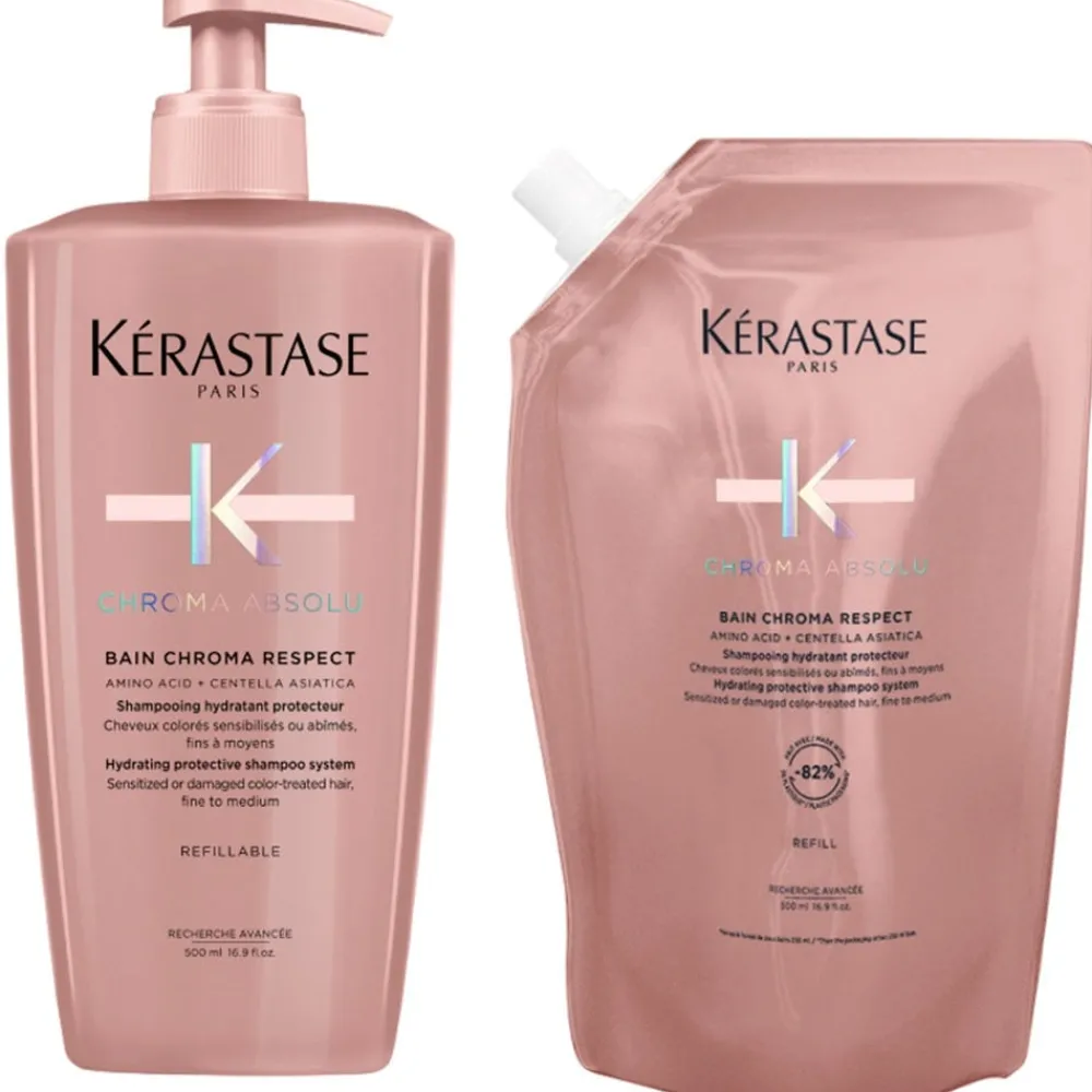 Kerastase Sets| Shampoo^Kérastase Chroma Absolu Bain Chroma Respect Refill Set