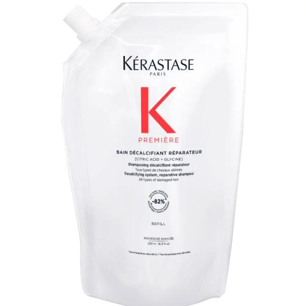 Kerastase Shampoo| Shampoo|Kérastase Première Bain Décalcifiant Réparateur Refill Pouch 500 ml