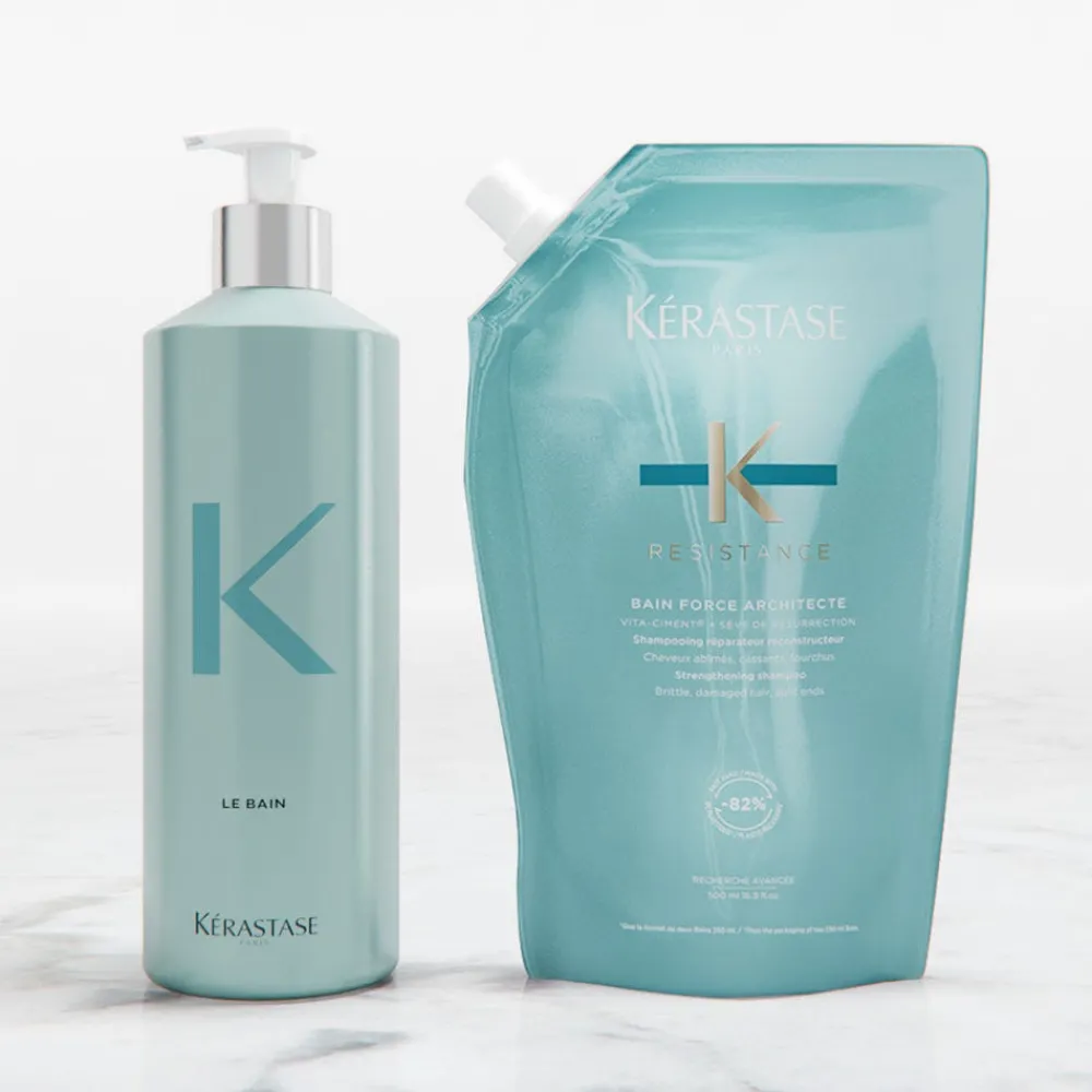 Kerastase Shampoo^Kérastase Résistance Bain Force Architecte Refill Pouch 500 ml