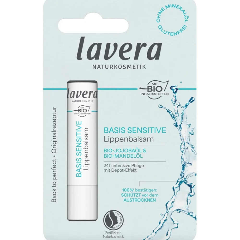 Lavera Hagel Nature|Lippenpflege|Basis Sensitive Lippenbalsam 4,5 g