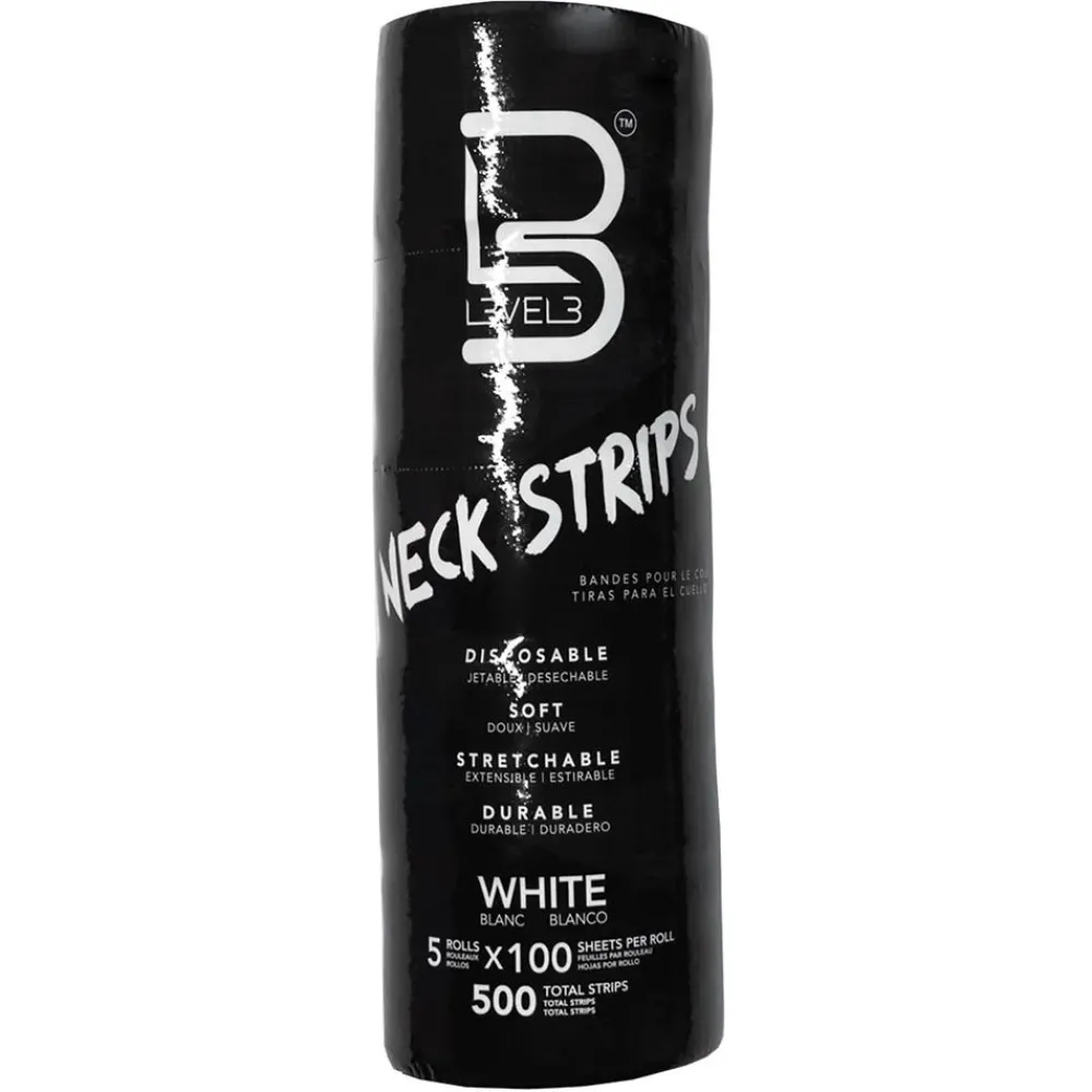 Neck Strips Black 5 Rollen mit 100 Streifen-Level3 Sale
