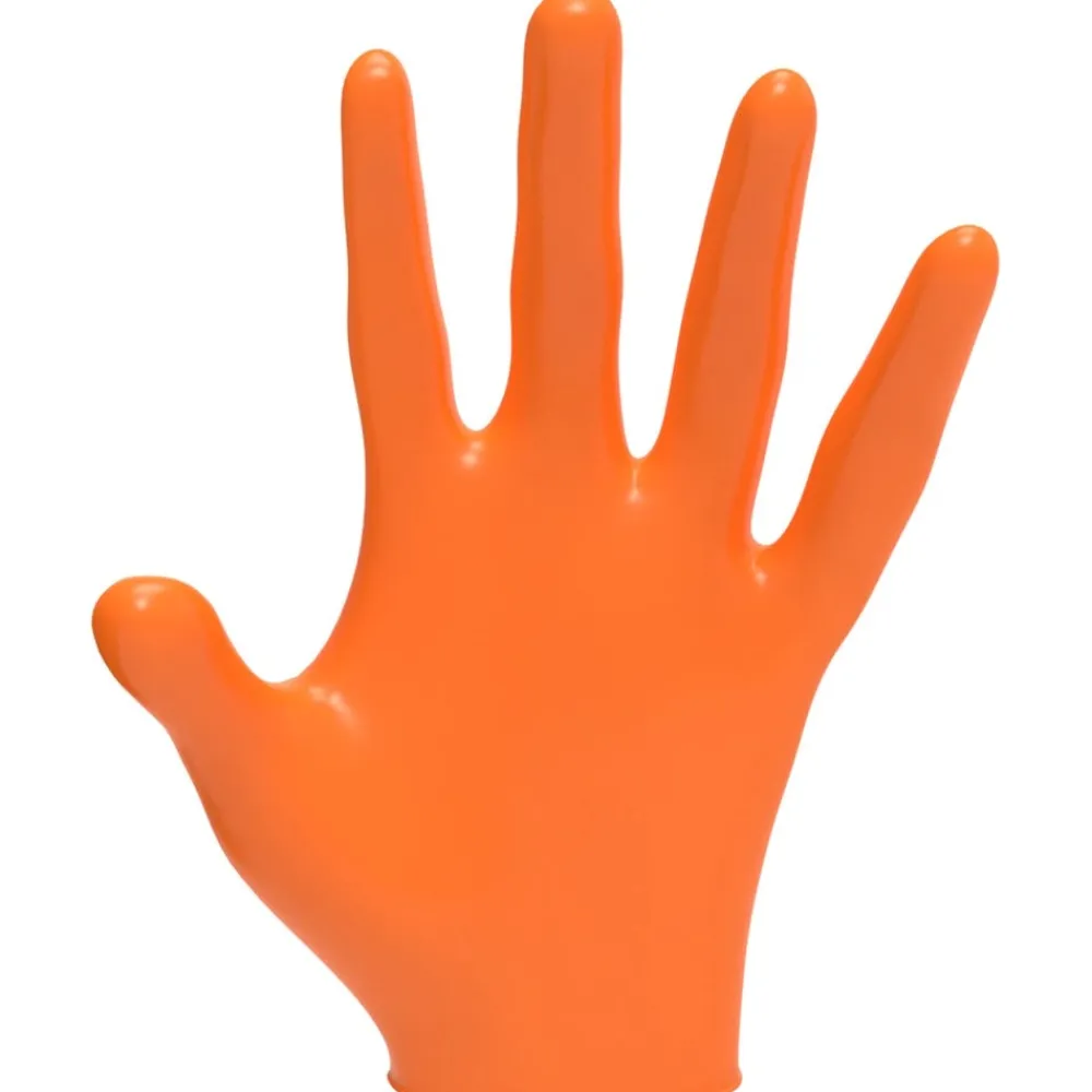 Nitrile Gloves Large Orange-Level3 Discount