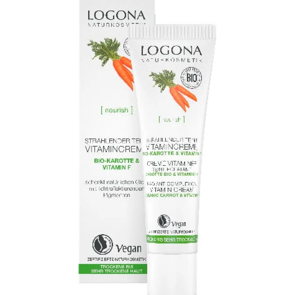 Strahlender Teint Vitamincreme Bio-Karotte & Vitamin F 30 ml-LOGONA Best
