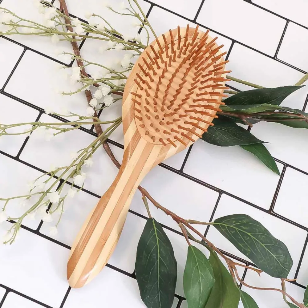 Bamboo Oval Paddle Brush-LOMA Hot