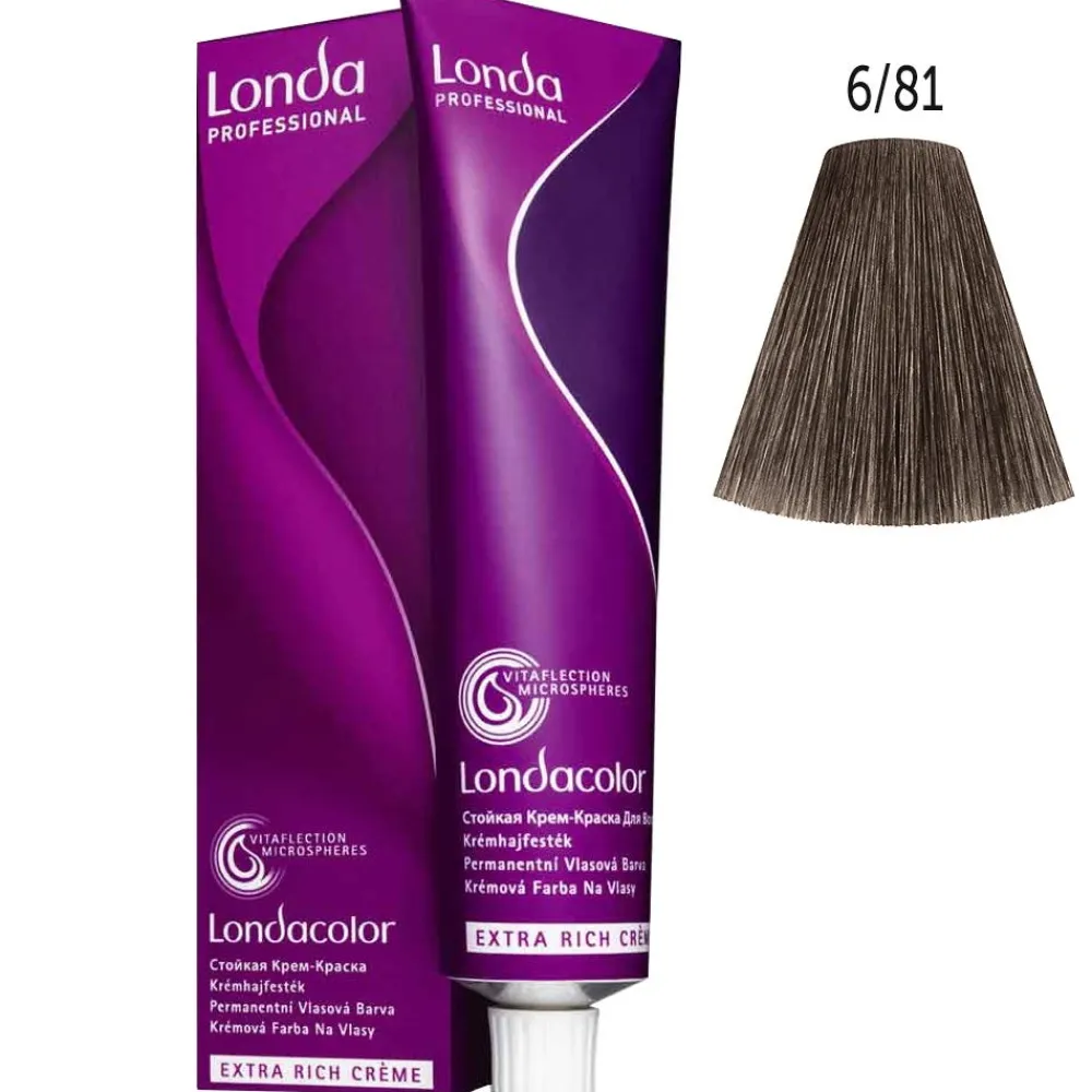 Londa Haarfarbe^Color 6/81 Dunkelblond perl-asch 60 ml