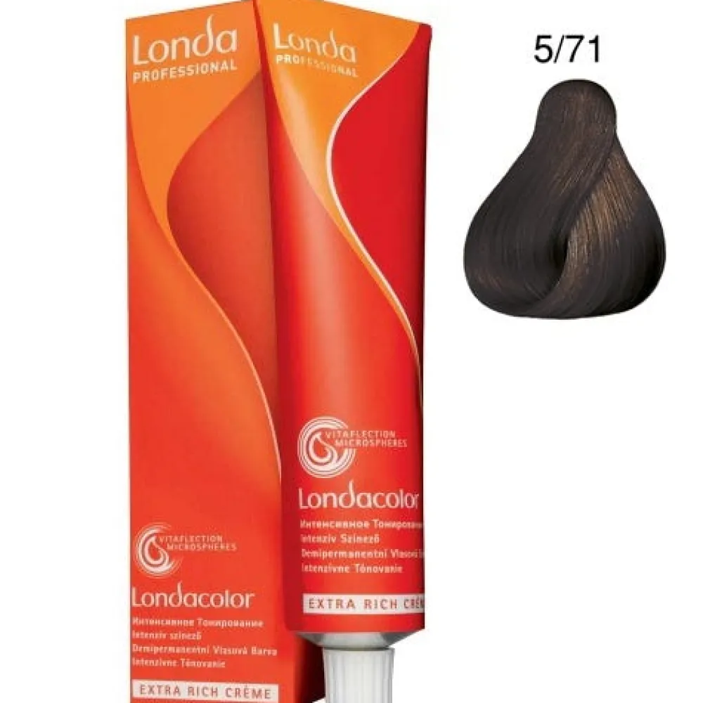 Londa Tönung^Demi-Permanent Color Creme 5/71 Hellbraun Braun-Asch 60 ml