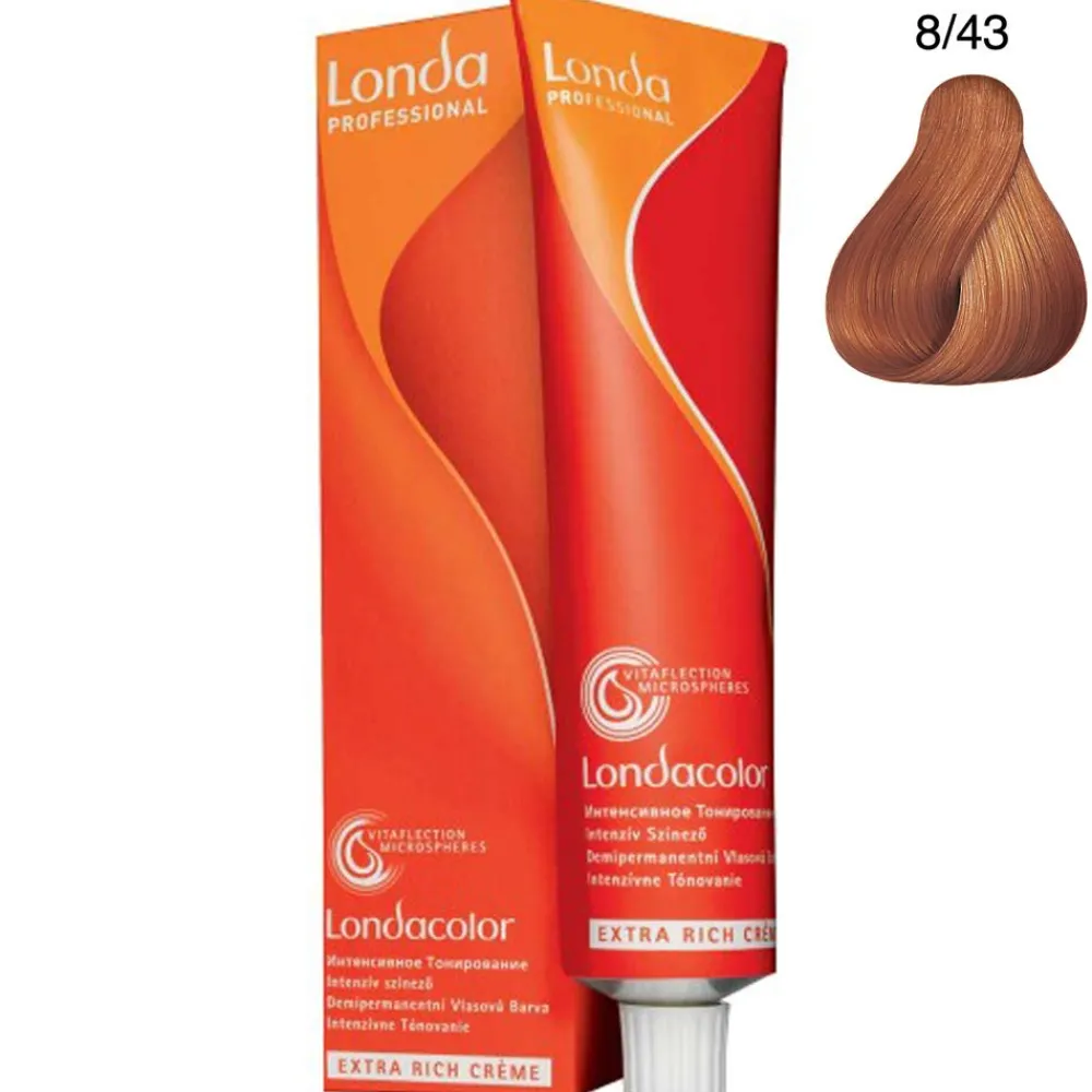 Londa Tönung^Demi-Permanent Color Creme 8/43 Hellblond Copper-Gold 60 ml