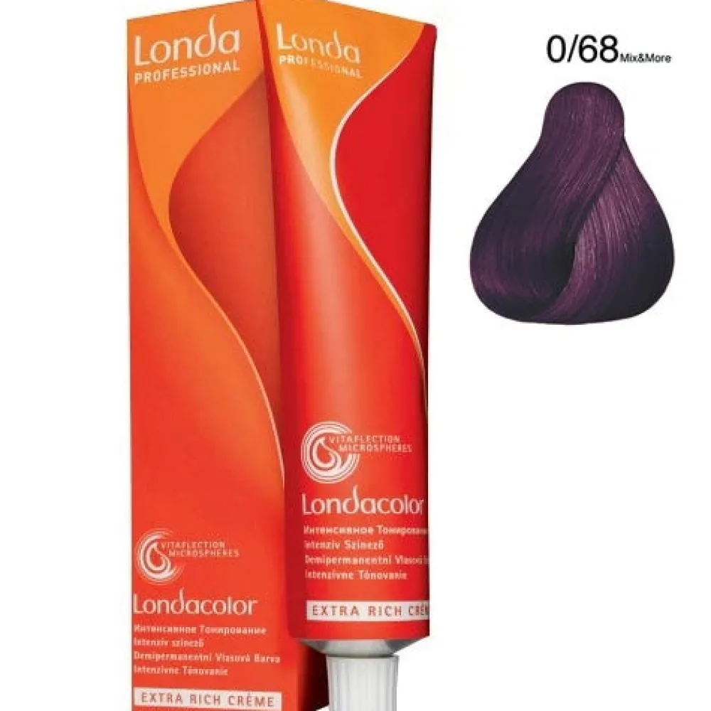 Demi-Permanent Color Creme 0/68 Violett-Blau Mix 60 ml-Londa Best