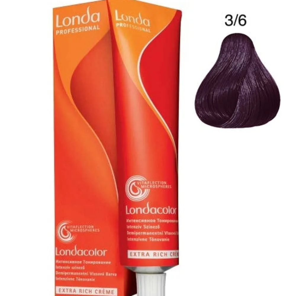 Londa Tönung^Demi-Permanent Color Creme 3/6 Dunkelbraun Violett 60 ml
