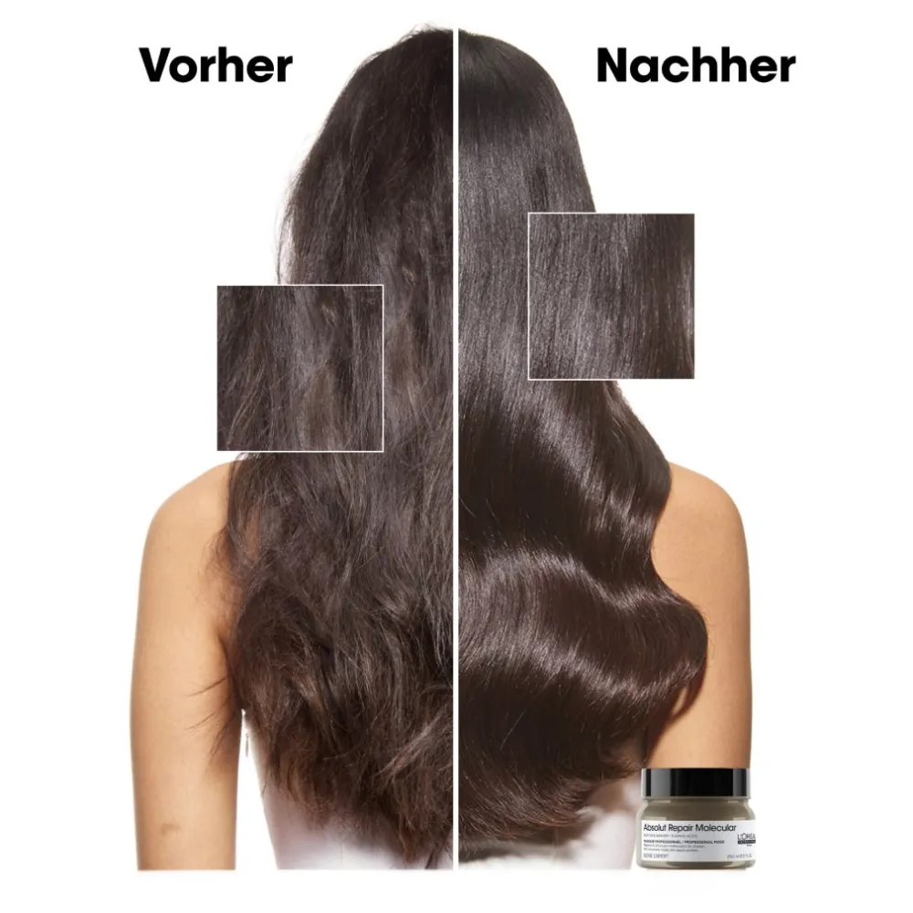 L'Oréal Professionnel Paris Reparatur & Stärkung| Haarkur^Serie Expert Absolut Repair Molecular Maske 250 ml