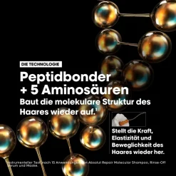L'Oréal Professionnel Paris Reparatur & Stärkung| Haarkur^Serie Expert Absolut Repair Molecular Maske 250 ml