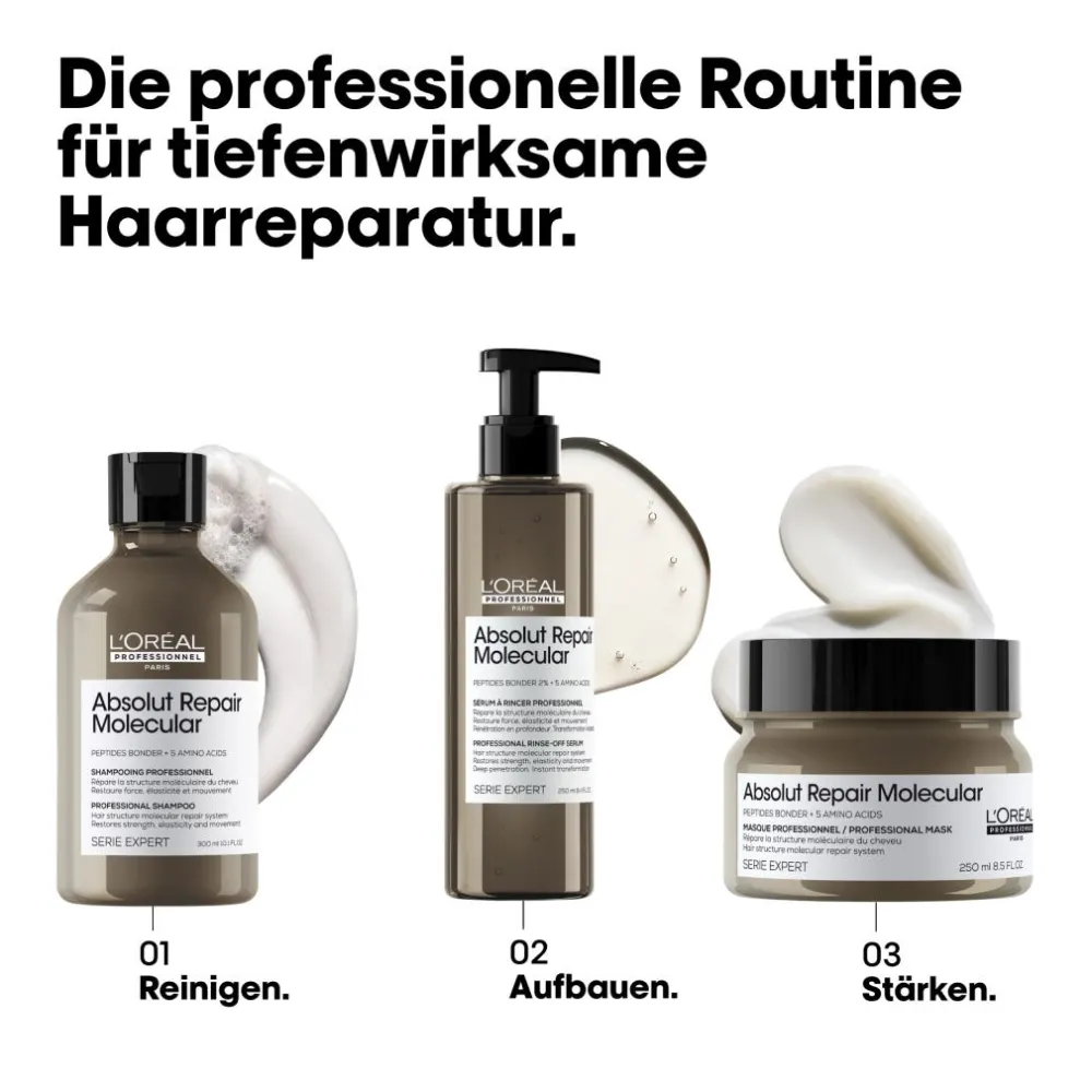 L'Oréal Professionnel Paris Reparatur & Stärkung| Haarkur^Serie Expert Absolut Repair Molecular Maske 250 ml