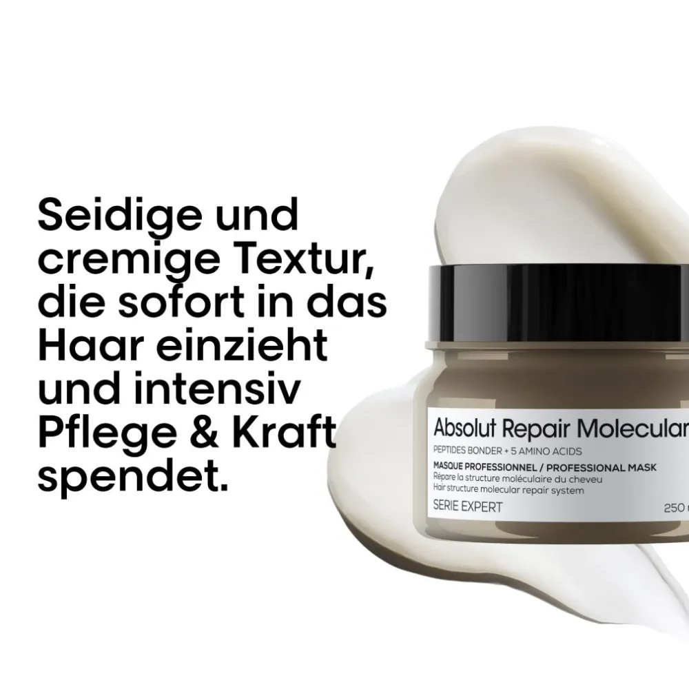 L'Oréal Professionnel Paris Reparatur & Stärkung| Haarkur^Serie Expert Absolut Repair Molecular Maske 250 ml