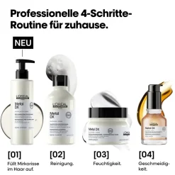L'Oréal Professionnel Paris Reparatur & Stärkung| Shampoo|Serie Expert Metal DX Pre-Shampoo 250 ml