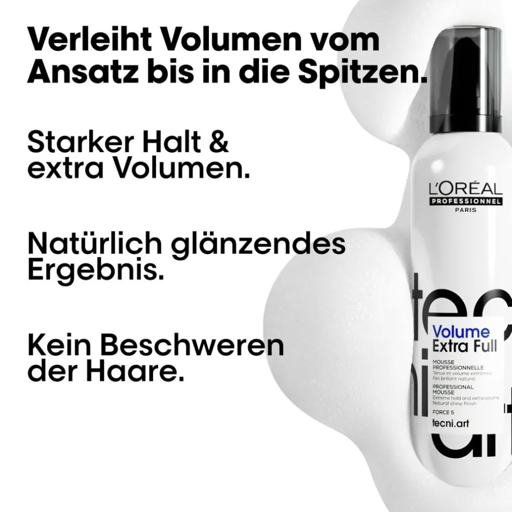 L'Oréal Professionnel Paris Haarschaum| Haarspray & Haarlack|tecni.art Volume Extra Full 250 ml