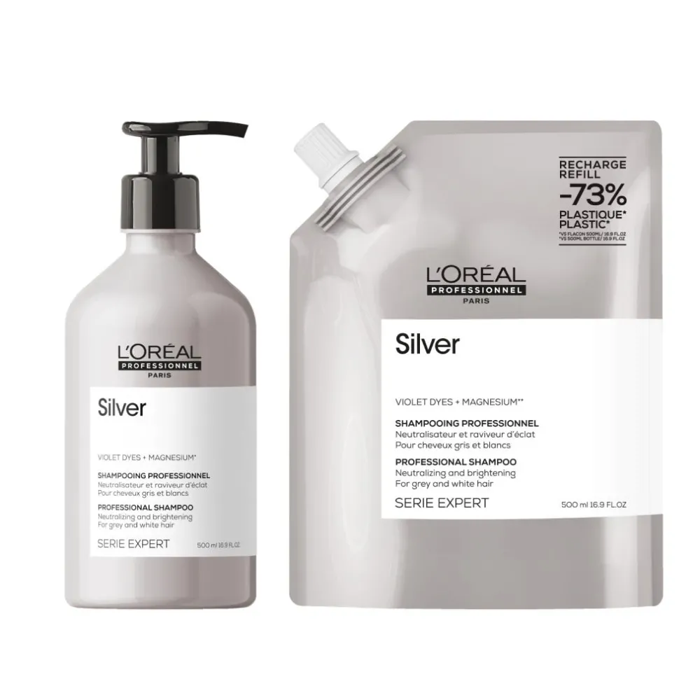 Serie Expert Silver Shampoo Refill 500 ml-L'Oréal Professionnel Paris Clearance