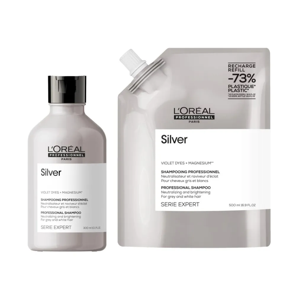 Serie Expert Silver Shampoo Refill 500 ml-L'Oréal Professionnel Paris Clearance