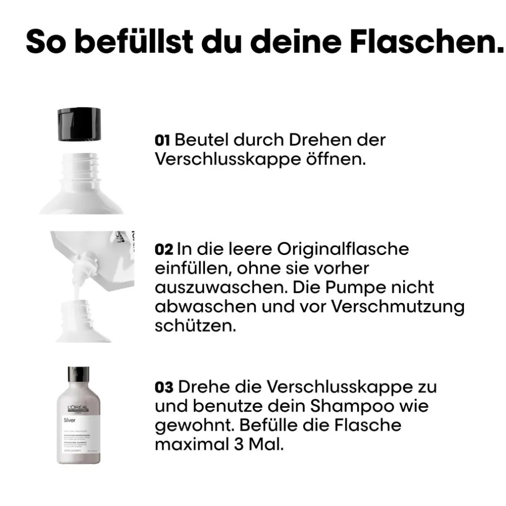 Serie Expert Silver Shampoo Refill 500 ml-L'Oréal Professionnel Paris Clearance