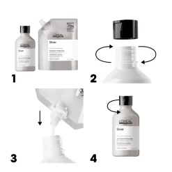 Serie Expert Silver Shampoo Refill 500 ml-L'Oréal Professionnel Paris Clearance