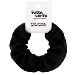 Lotta Curls Haarschmuck^Zipper Scrunchie Black