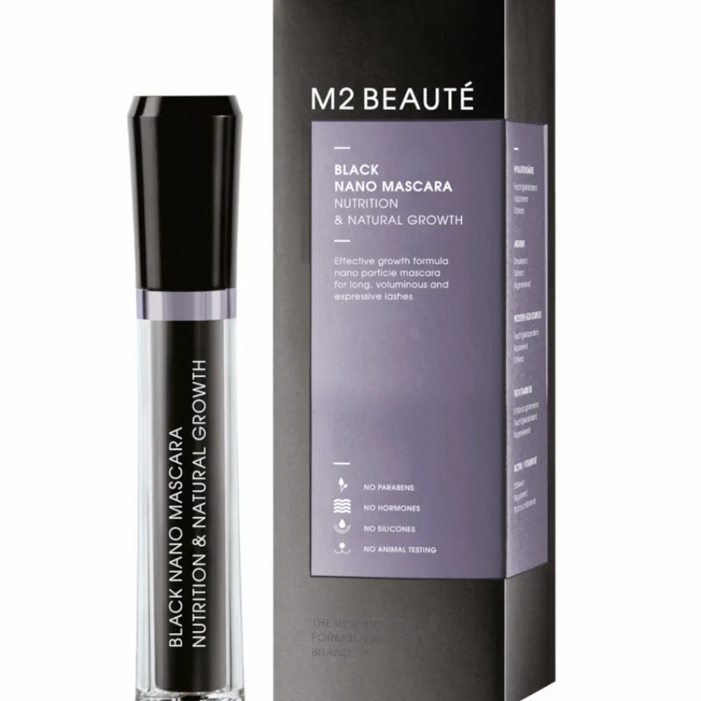M2 Beauté Wimpern^Black Nano Mascara & Natural Growth 6 ml
