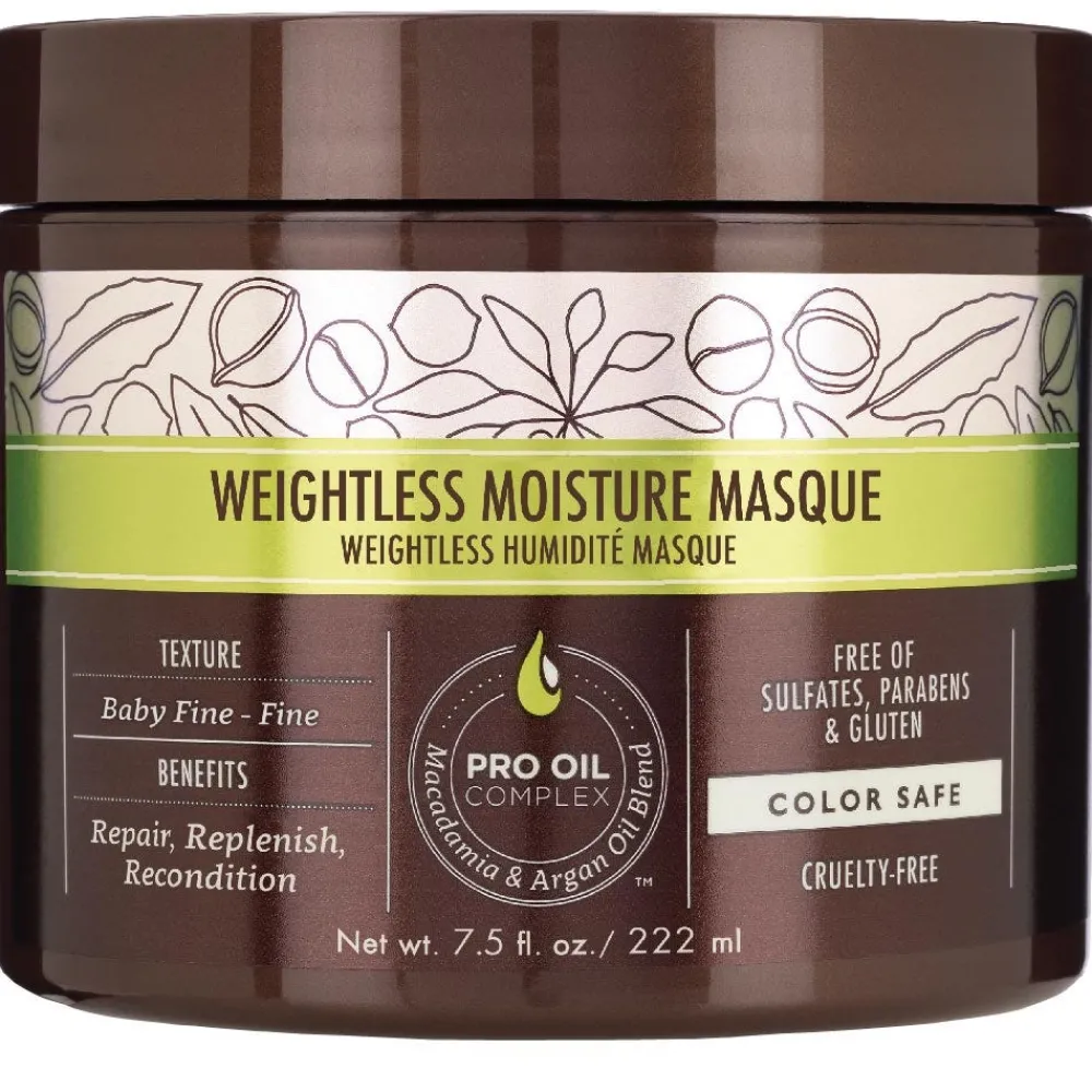 Macadamia Hagel Nature| Haarkur|Weightless Moisture Masque 222 ml