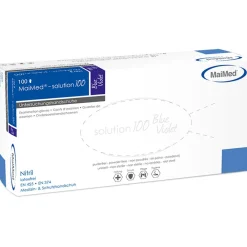 MaiMed Einwegartikel|Solution 100 Nitril 100 Stück Lila Gr. XS