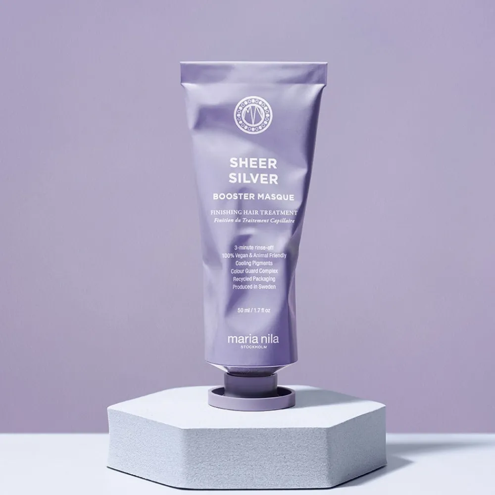 Maria Nila Hagel Nature| Reisegrößen|Booster Masque Sheer Silver 50 ml