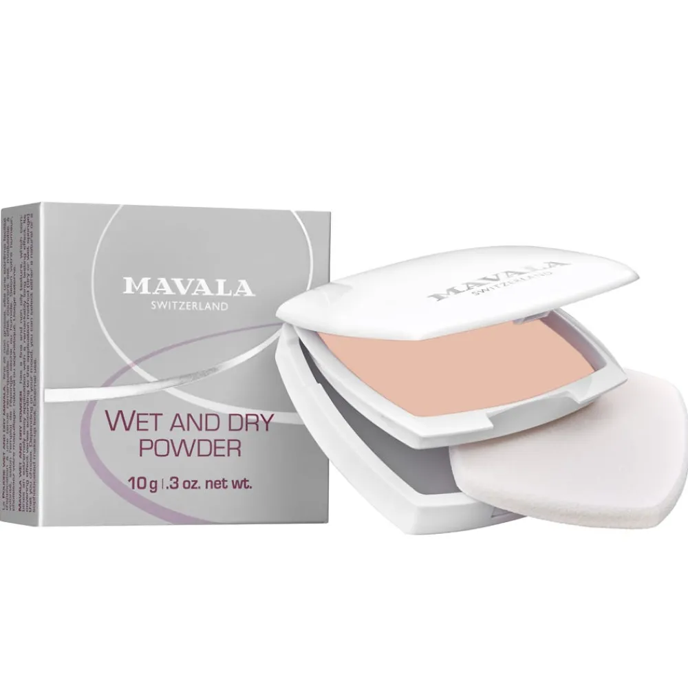 Wet & Dry Puder Medina/ Hell Beige-Rosa 10 g-Mavala New