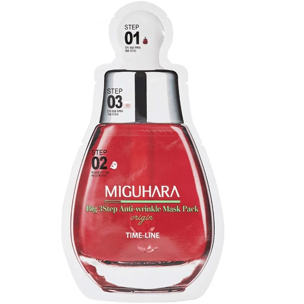 Miguhara Hautverjüngung|Gesicht|Big 3 Step Anti-Wrinkle Mask Pack Origin