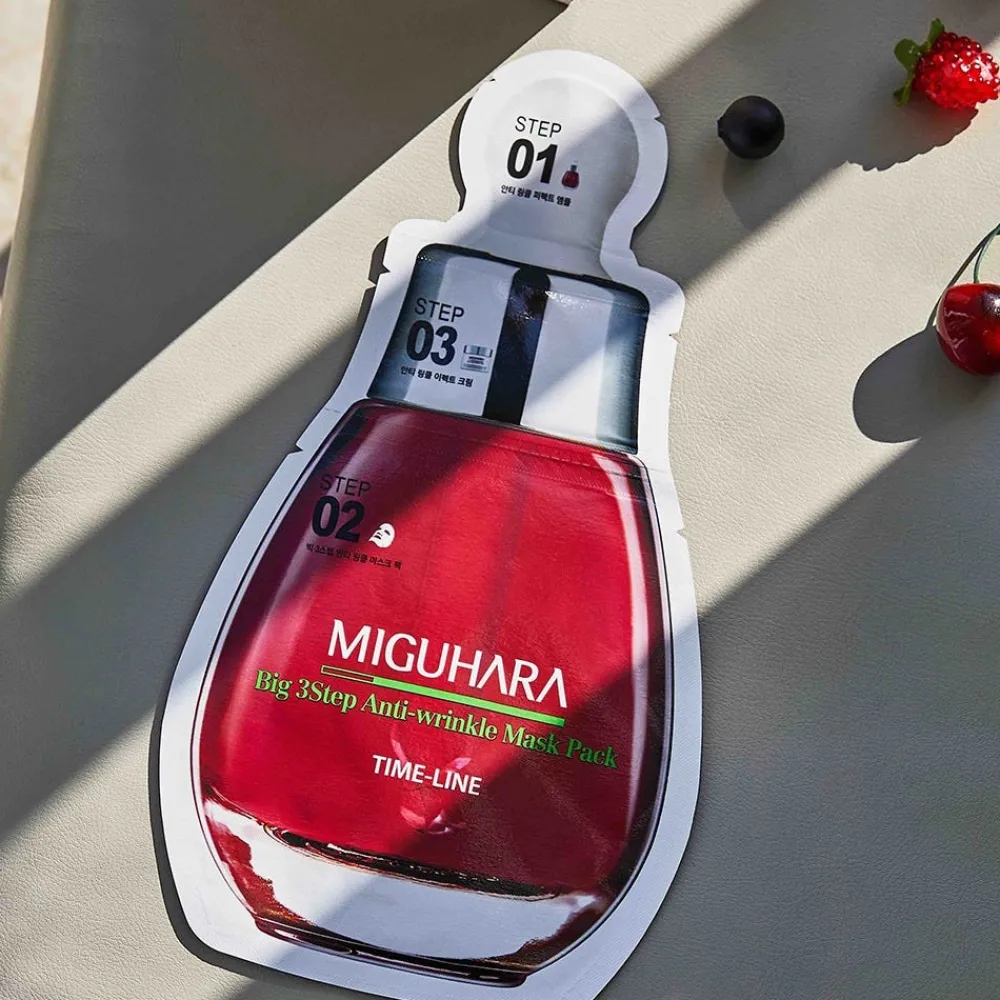 Miguhara Hautverjüngung|Gesicht|Big 3 Step Anti-Wrinkle Mask Pack Origin