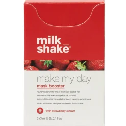 milk_shake Reparatur & Stärkung|Make My Day Mask Booster-Strawberry 6x 3 ml