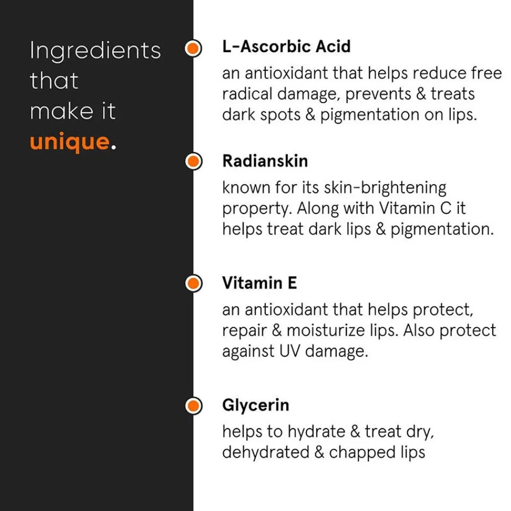 L-Ascorbic Acid 08% Lip Bright Balm 12 g-Minimalist New