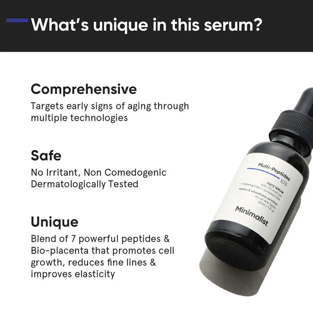 Multi-Peptides 10% Face Serum 30 ml-Minimalist