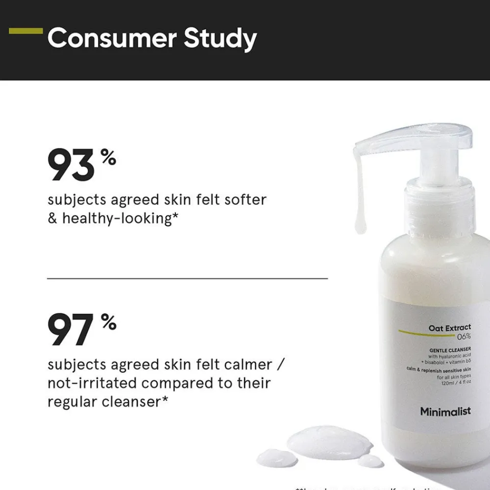 Minimalist Gesicht|Oat Extract 06% Gentle Cleanser 120 ml
