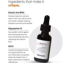 Minimalist Gesicht^Salicylic Acid 02% Face Serum 30 ml