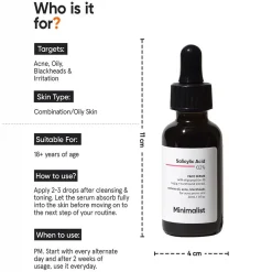 Minimalist Gesicht^Salicylic Acid 02% Face Serum 30 ml