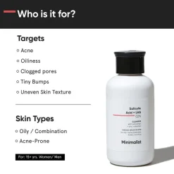 Minimalist Gesicht|Salicylic Acid + LHA 02% Cleanser 100 ml