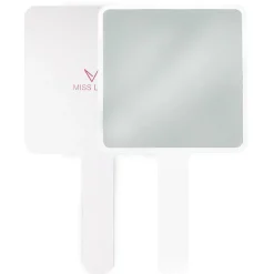 Handspiegel weiß-Miss Lashes Online